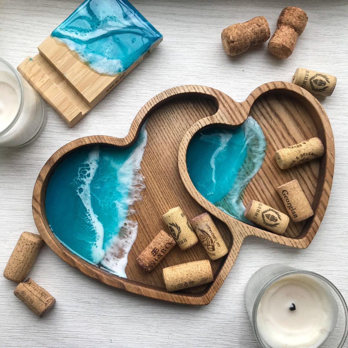 Менажница из эпоксидной смолы