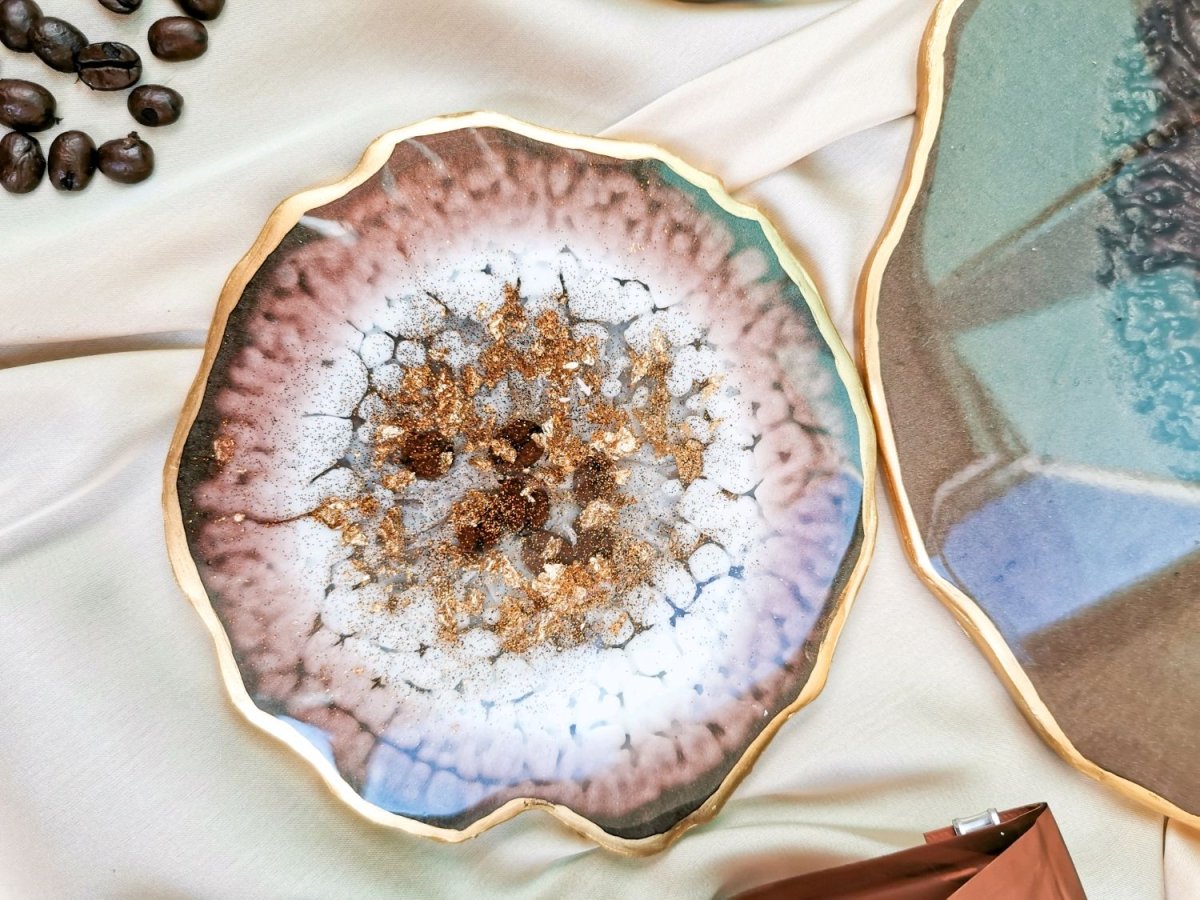 Поднос из эпоксидной смолы