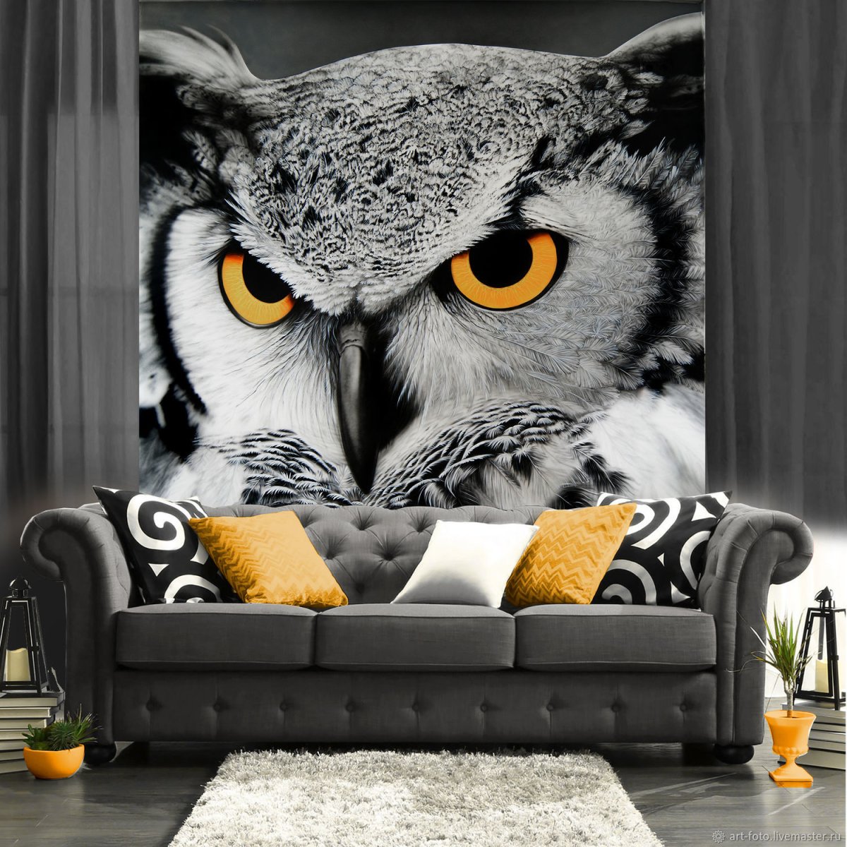 Совушки на ветке