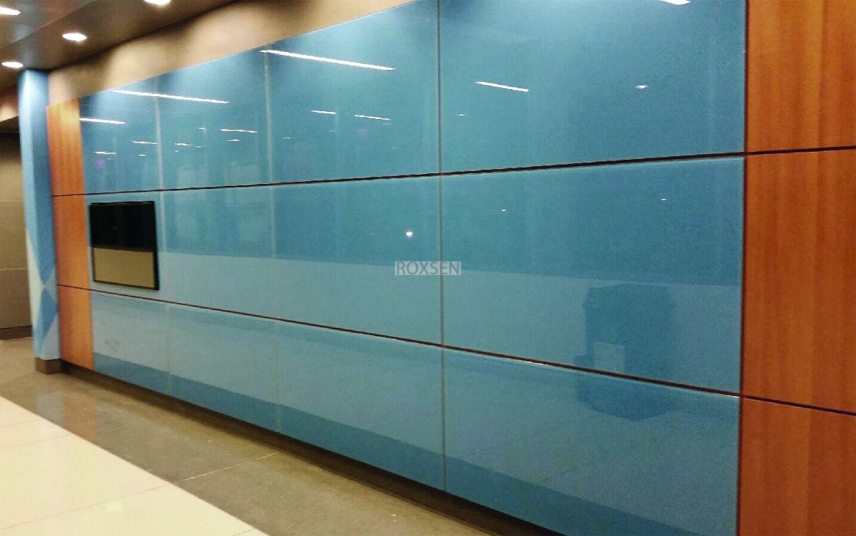 Прозрачные стеновые панели