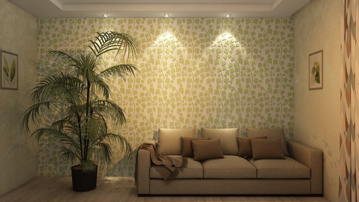 Обои на стену в зал