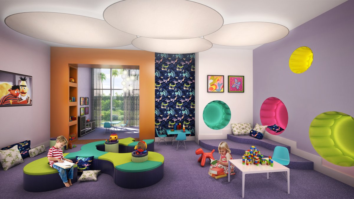Интерьер игровой комнаты