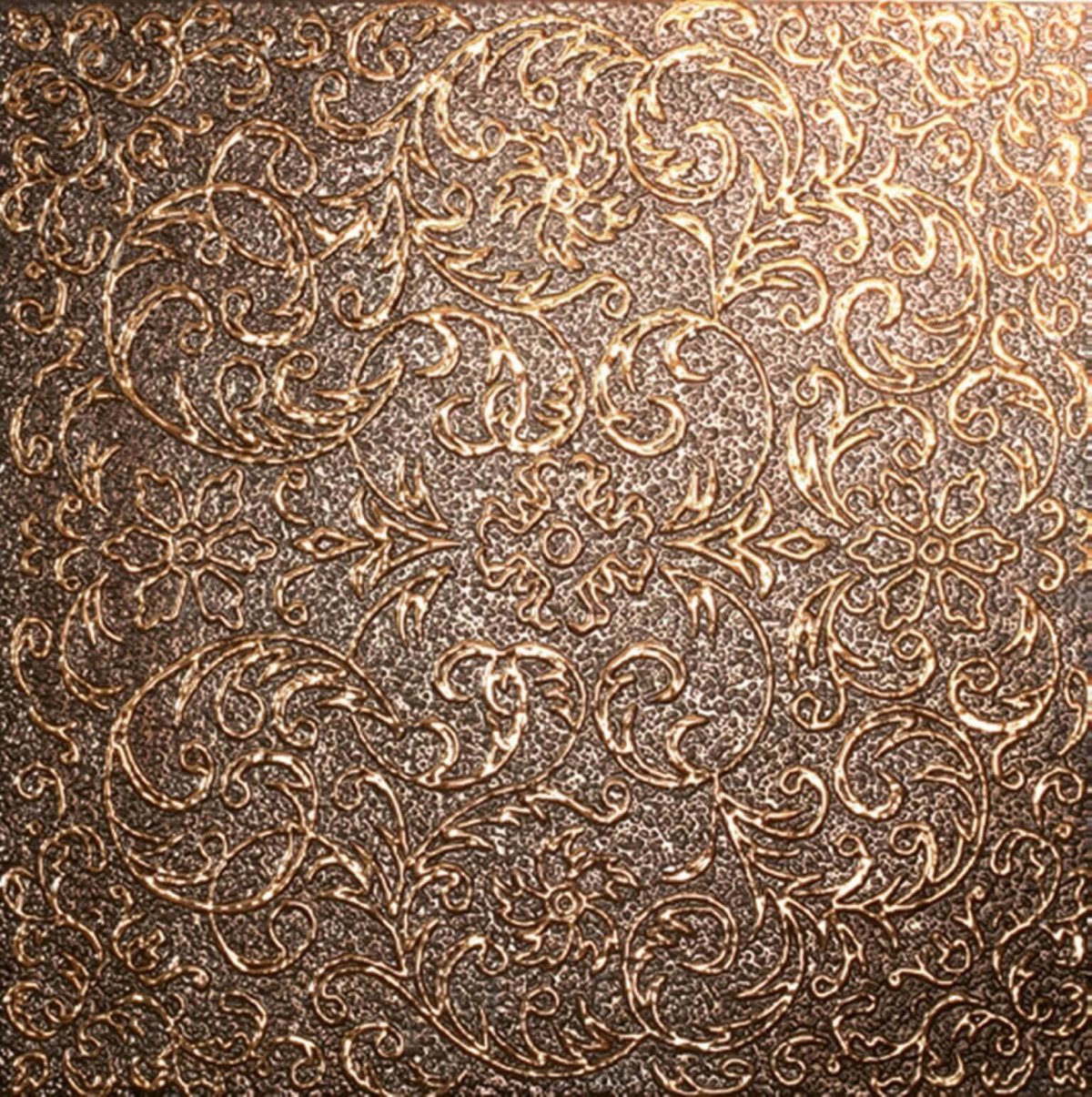 Обои под золото в интерьере