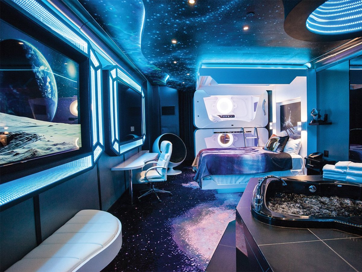 Интерьер в космическом стиле