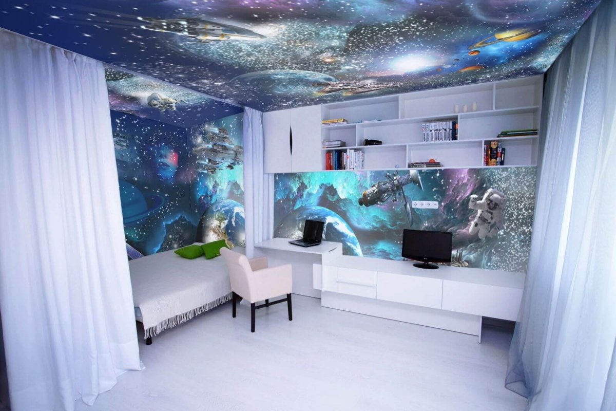 Квартира в стиле космического корабля