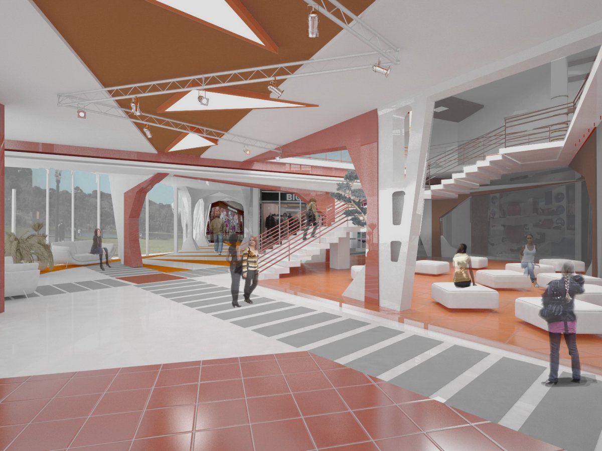 Интерьер общественного помещения