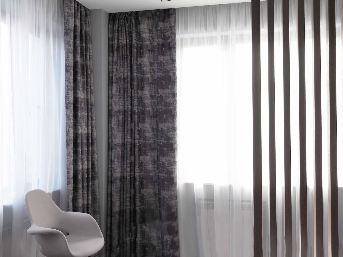 Спальня с угловым окном