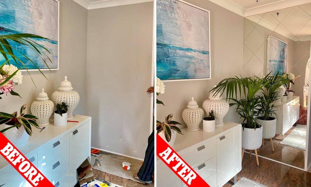 Лотс зеркало в интерьере