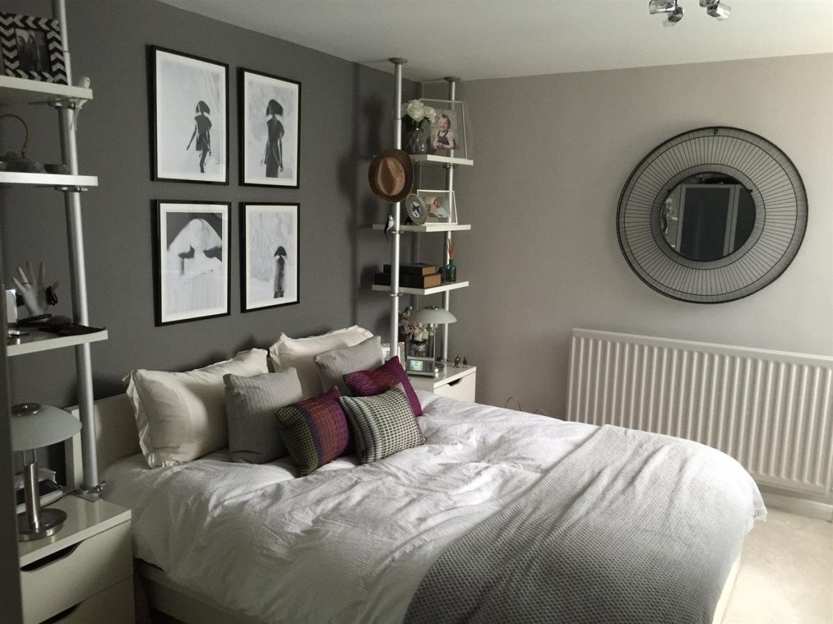 Серая комната для подростка