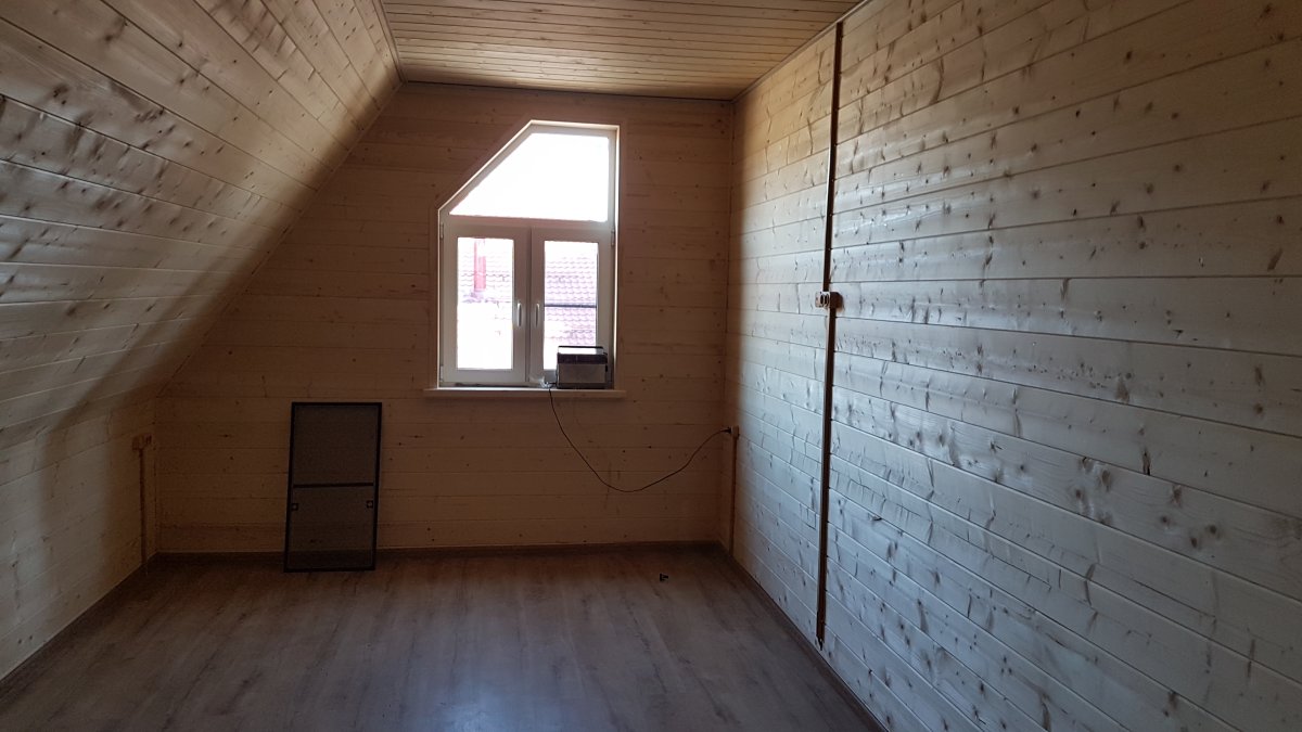 Черновая отделка мансарды