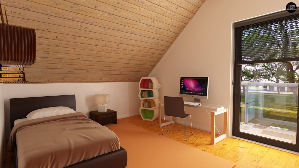 Мансардный этаж имитация бруса