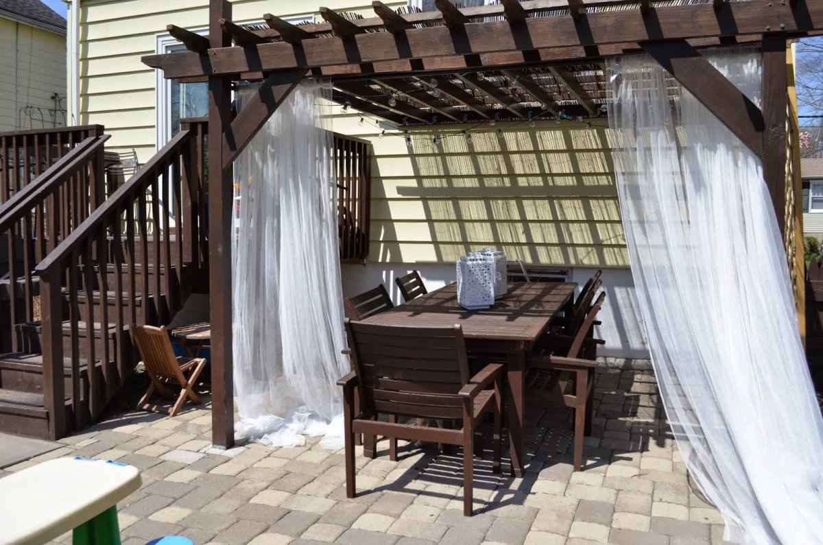 Шторы на веранду