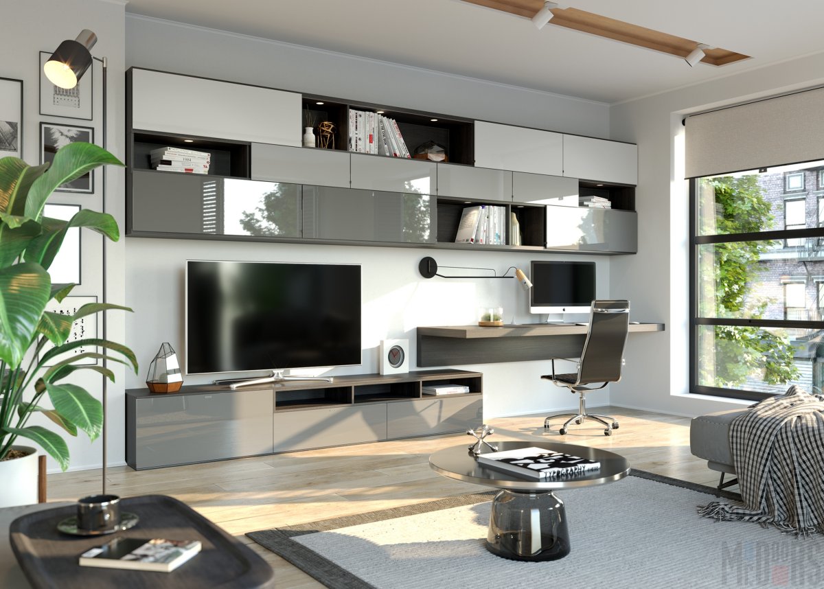 Гостиные с письменным столом