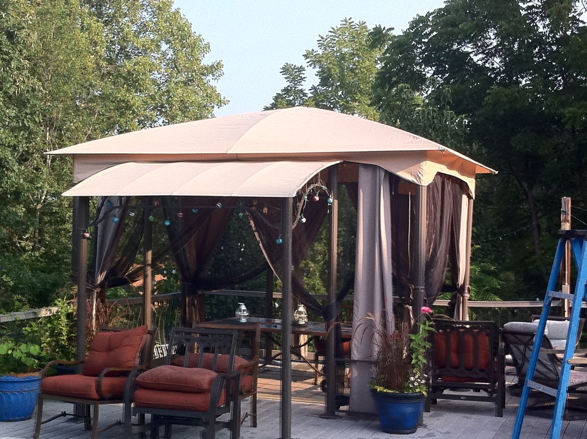 Шторы на веранду на даче