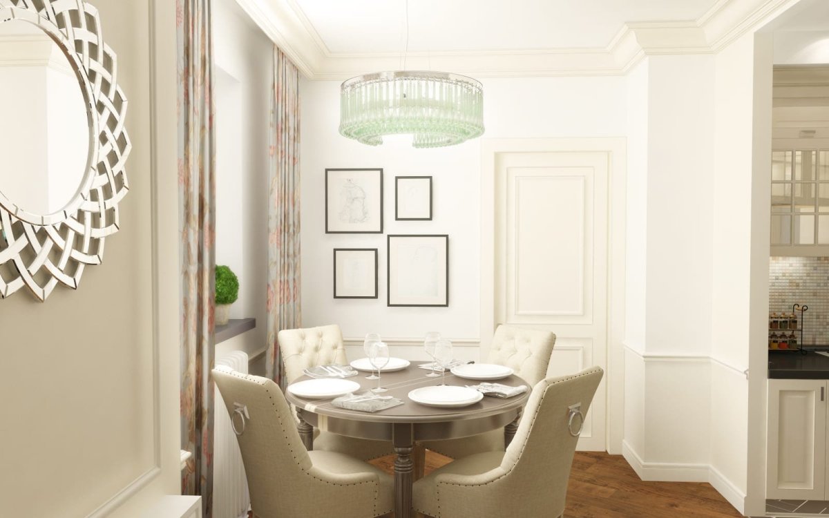 Интерьер современной обеденной зоны