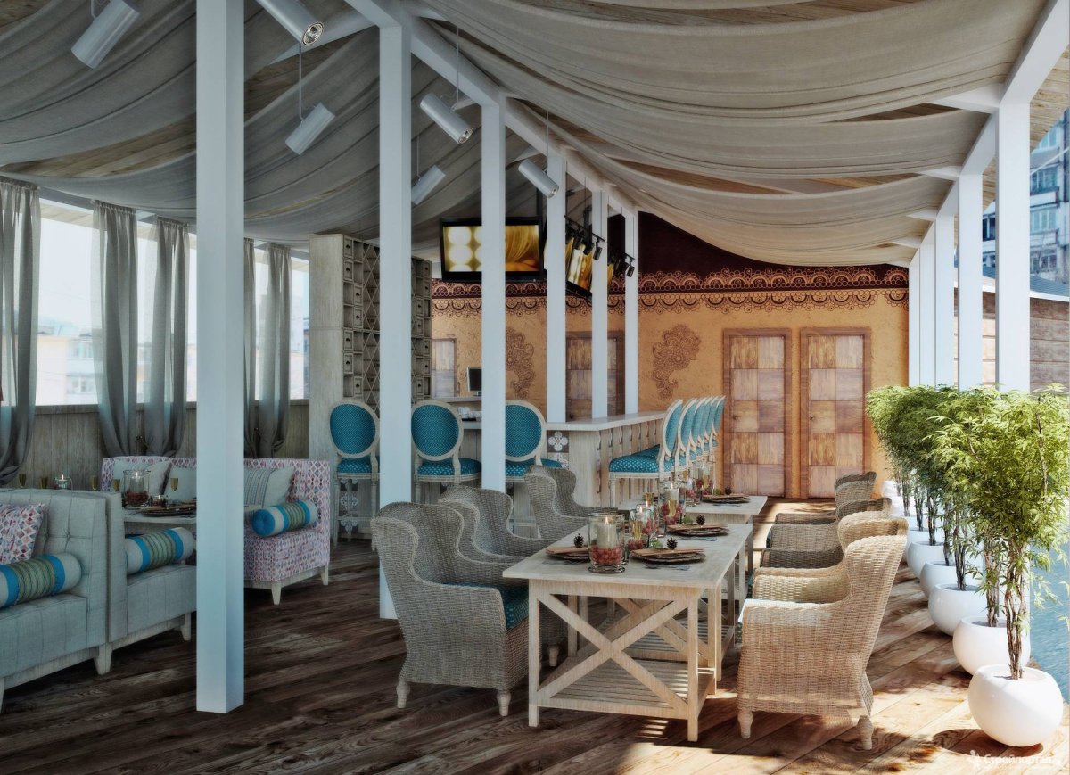 Шторы для открытой веранды