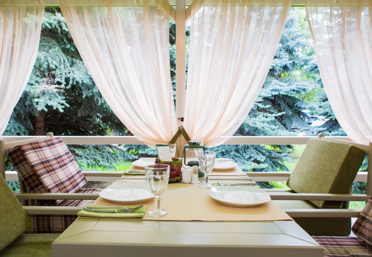 Занавески на террасу