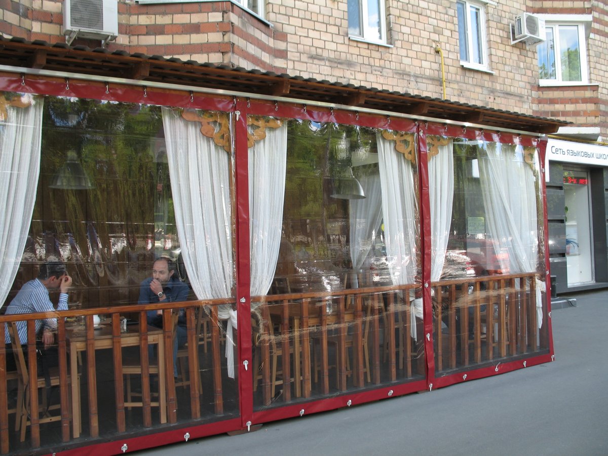 Шторы для летней кухни