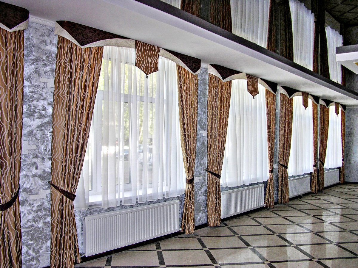 Шторы в кафе и ресторанах