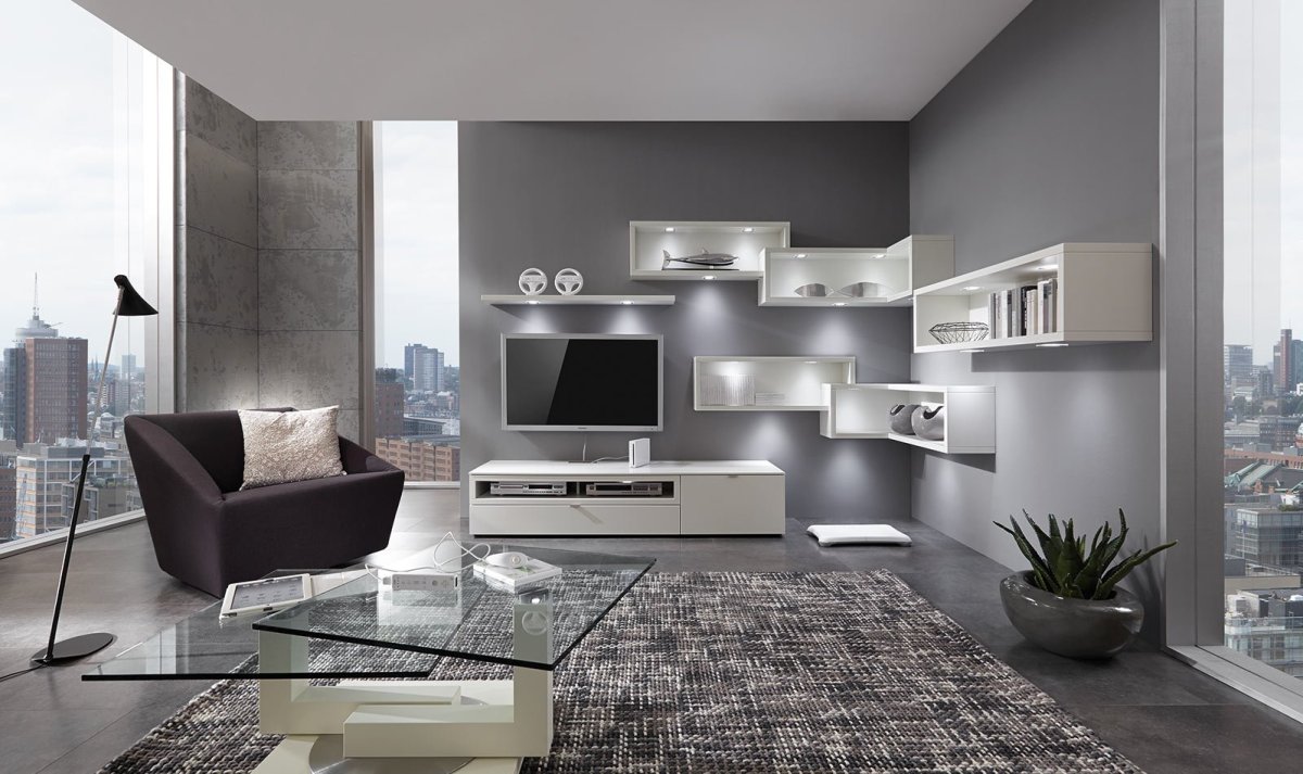 Гостиные в стиле Хай тек