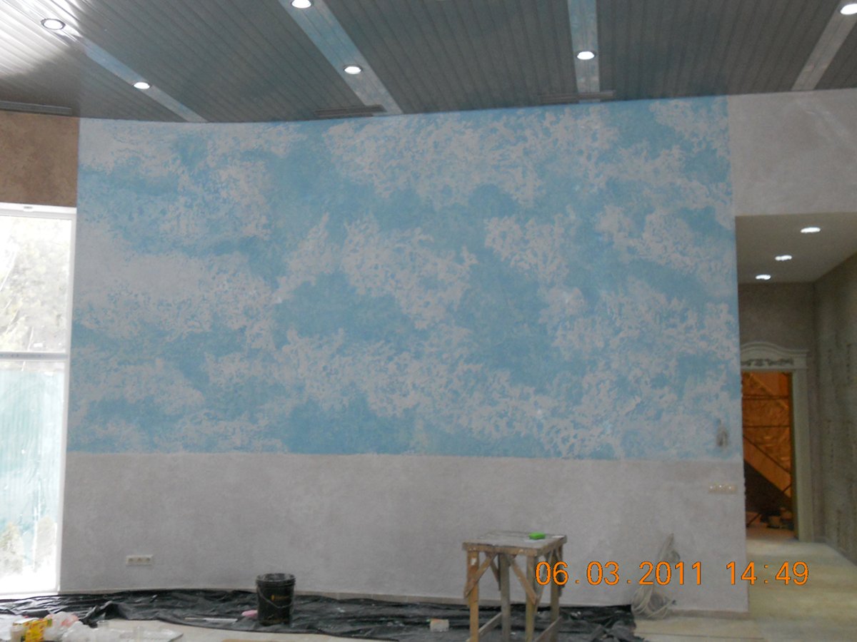 Декоративная штукатурка облака