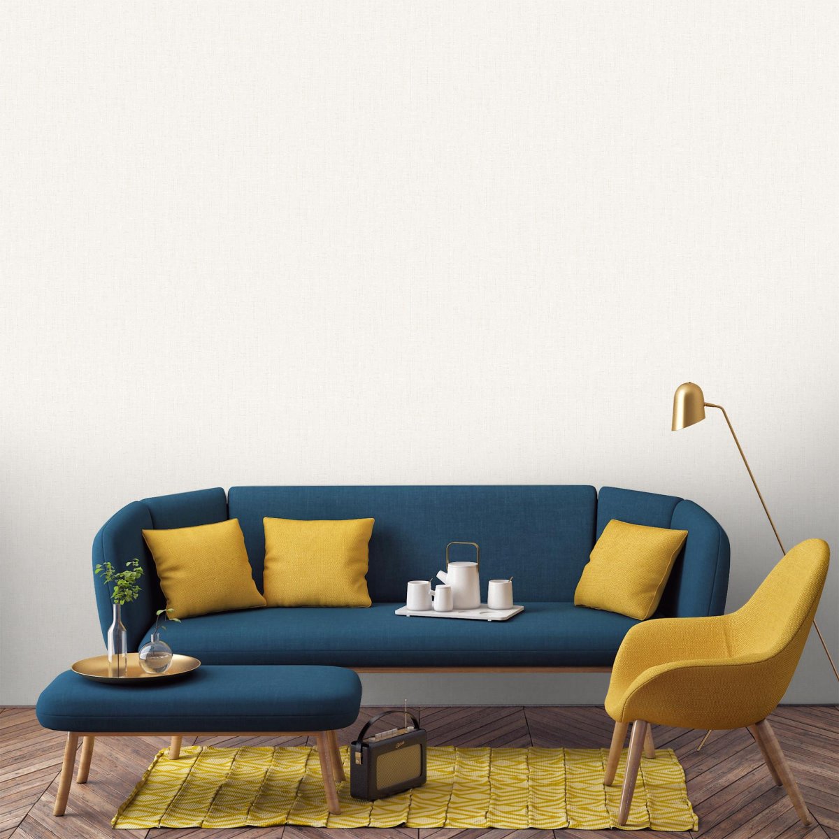 Нарисовать облака на стене