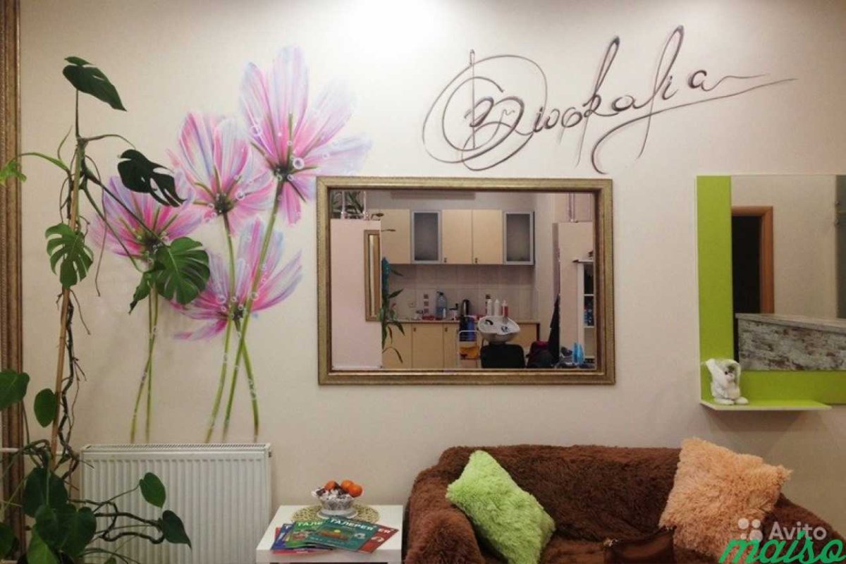 Наклейки на стену для салона красоты