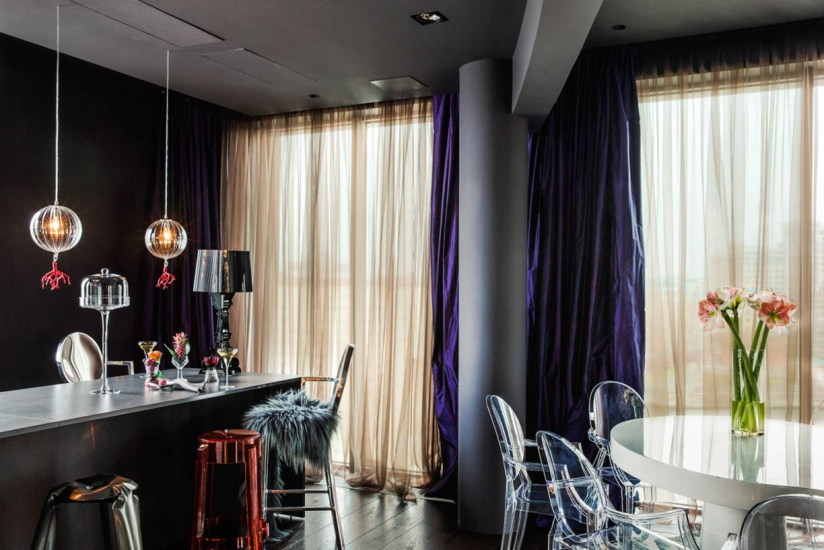 Оранжевая кухня