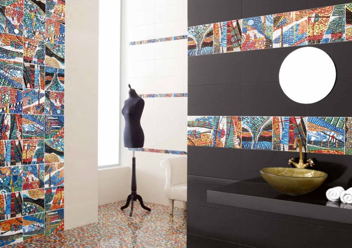 Мозаика Гауди Барселона