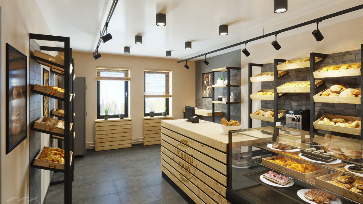 Стены в пекарне