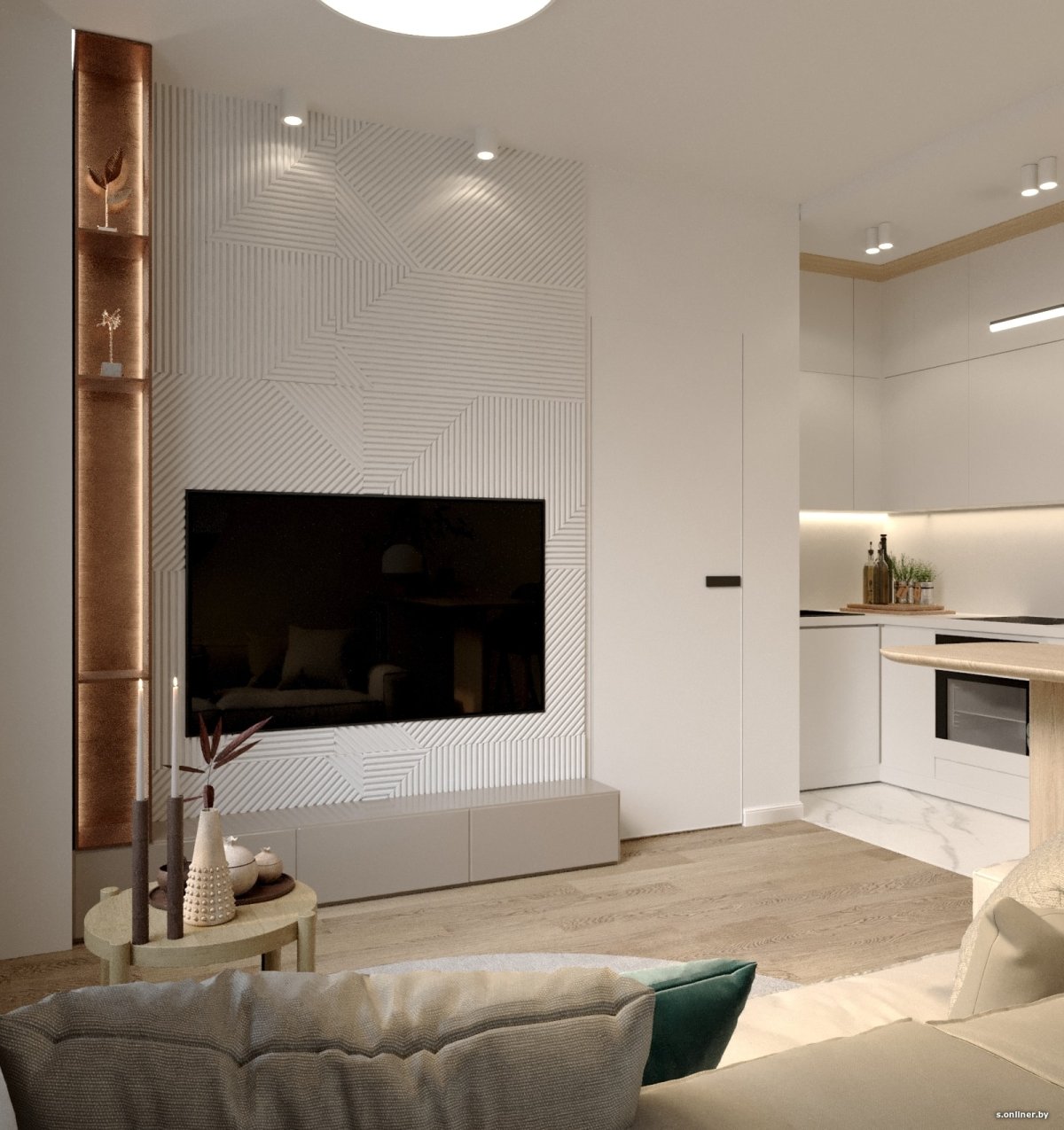 Евродвушка в скандинавском стиле