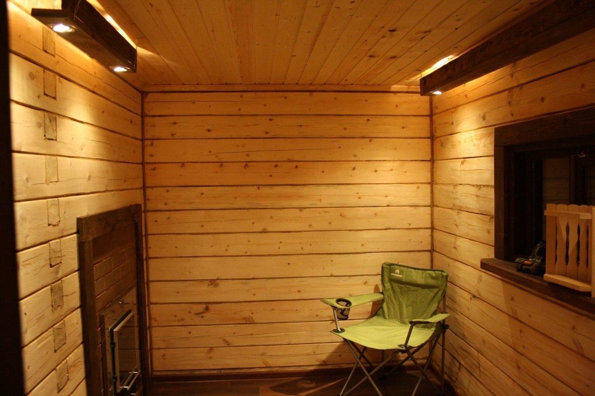 Имитация бруса внутри Тиккурила