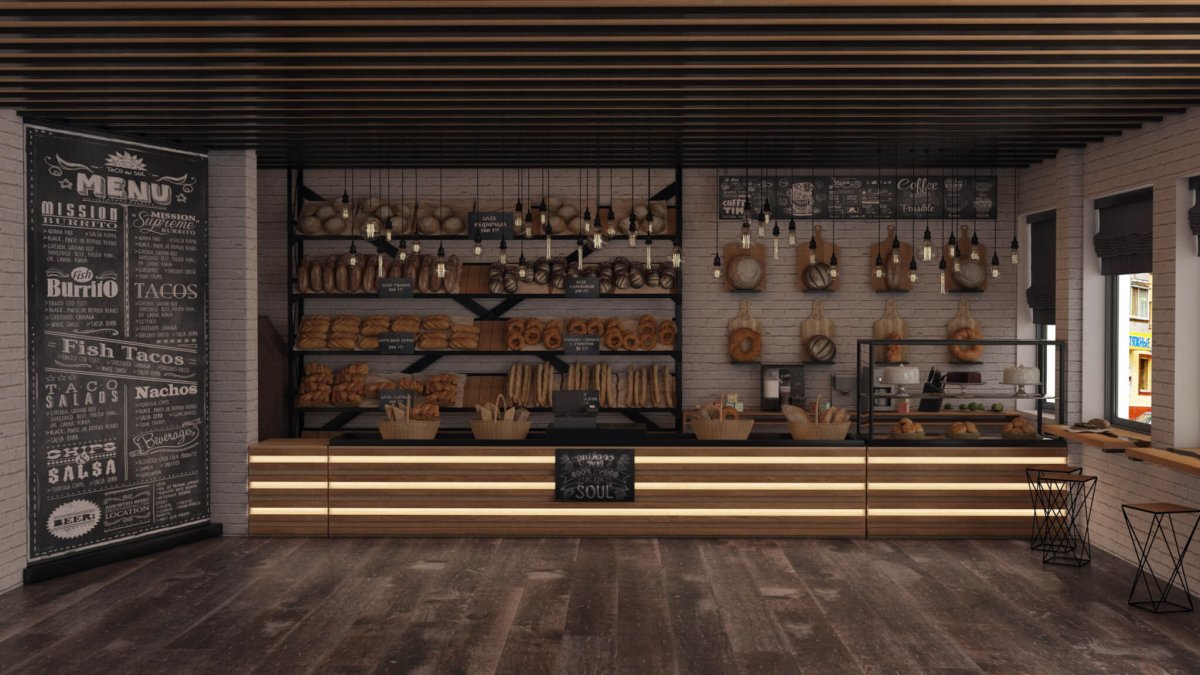 Проект кафе-пекарни