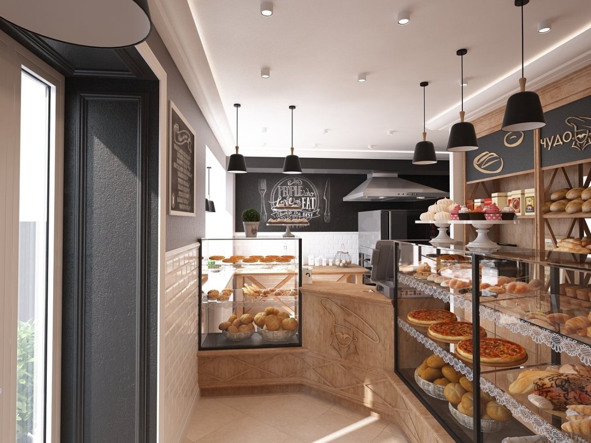 Интерьер кондитерской