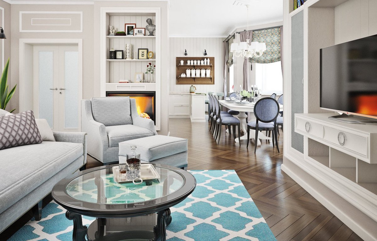 Американская классика в интерьере