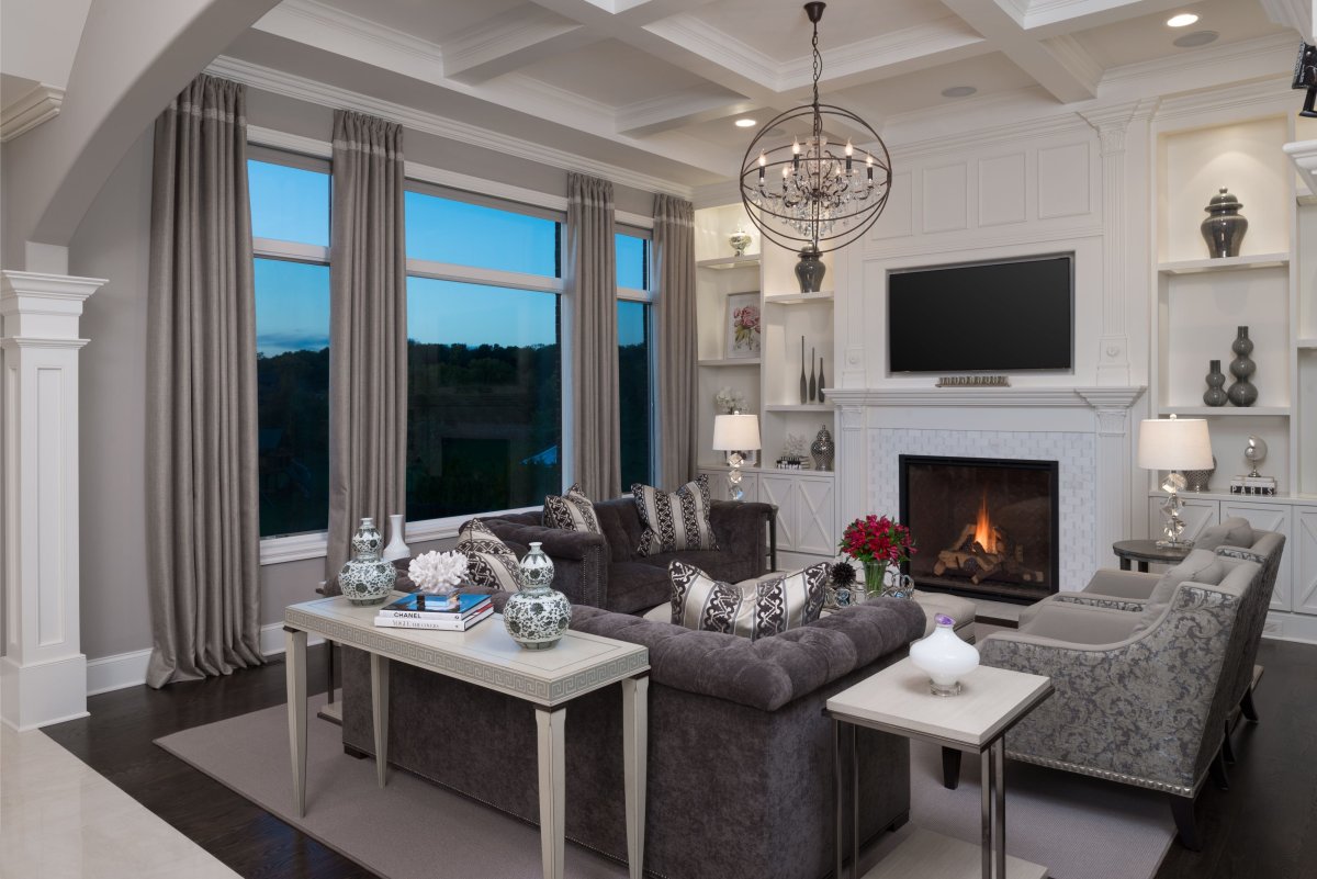 Кухня гостиная в американском стиле