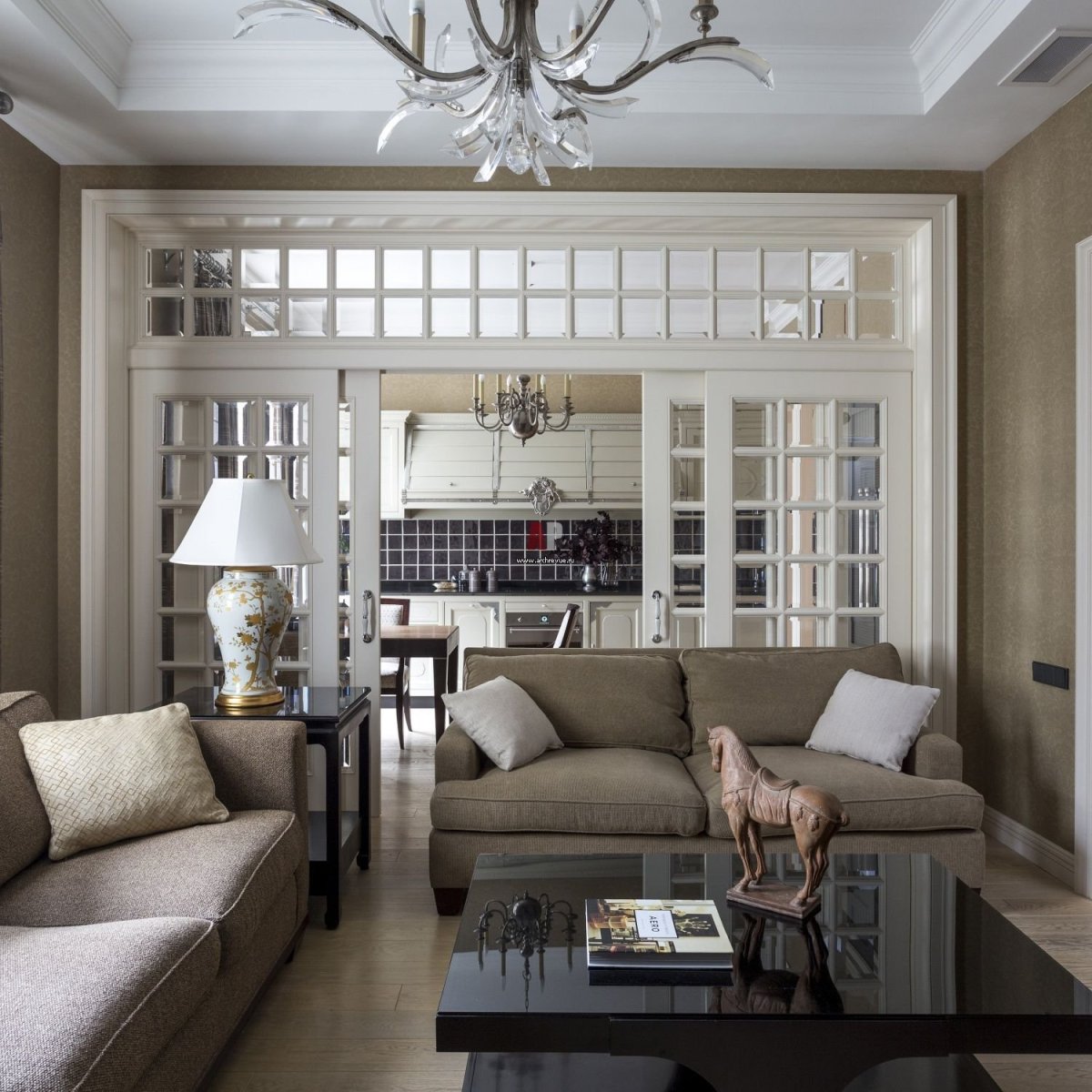 Гостиная в американском стиле