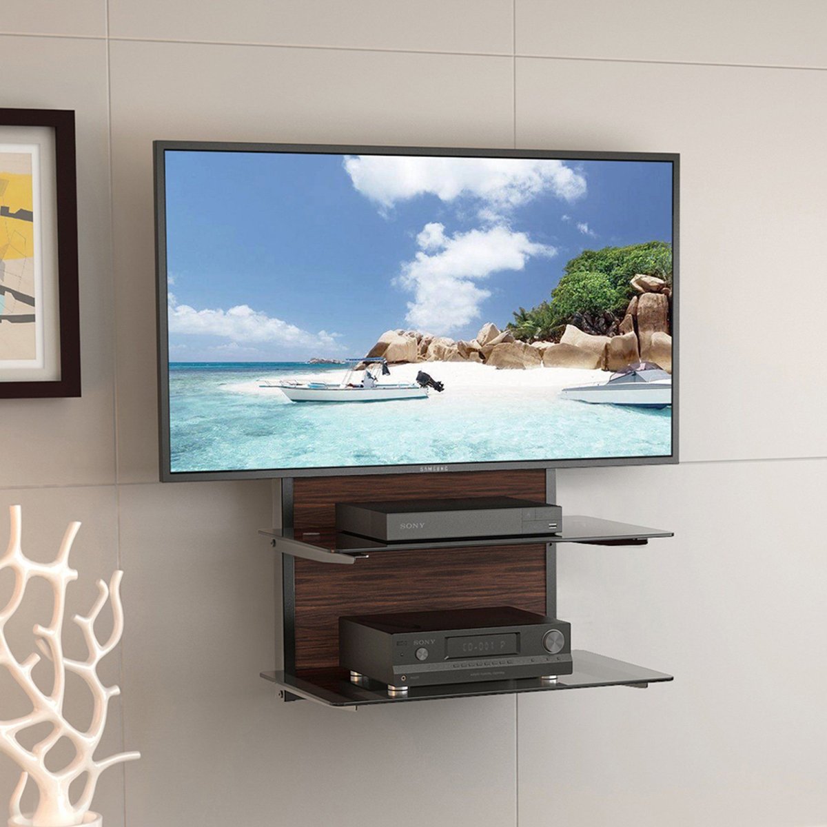 Телевизор навесной на стену