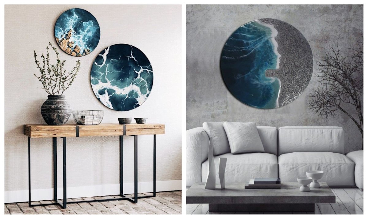 Круглые картины для интерьера