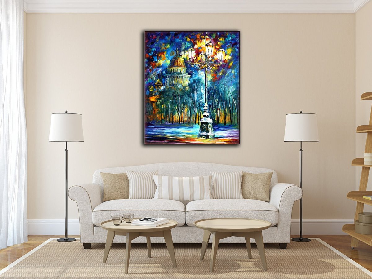 Печать на круглом холсте