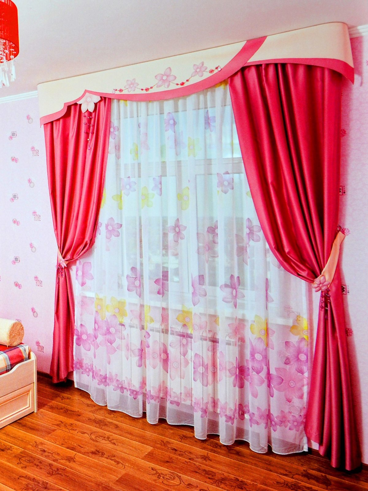 Комплект штор "Бэлли", синий, 145*270 см