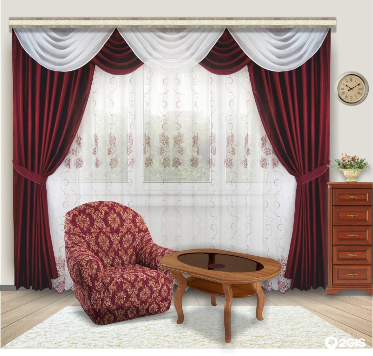 Шторы в стиле Ампир