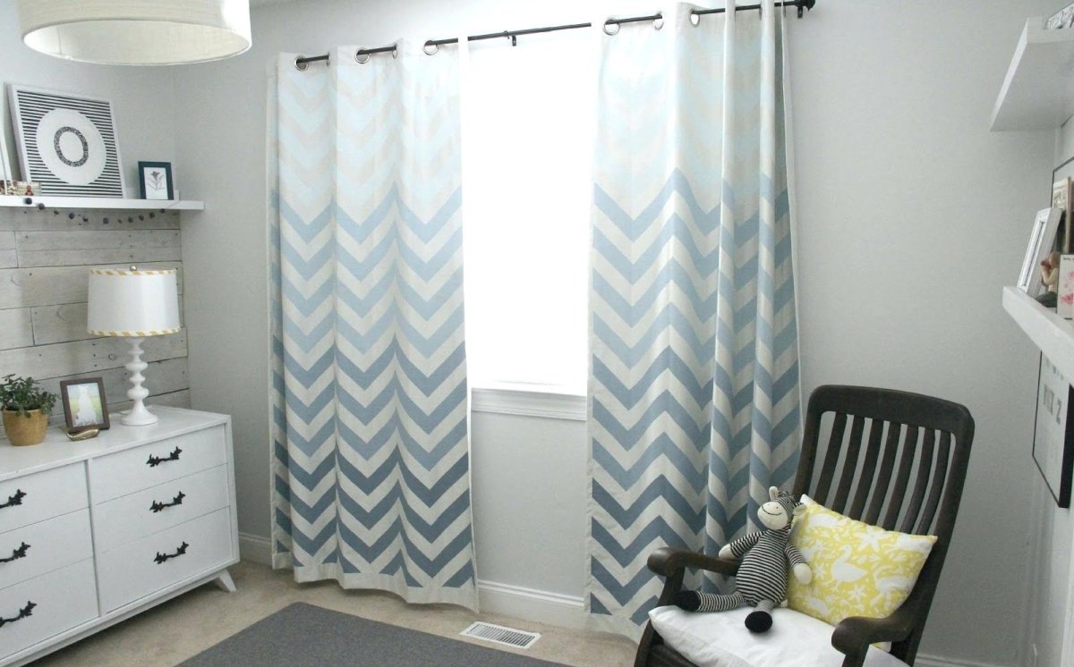 Шторы с геометрическим рисунком