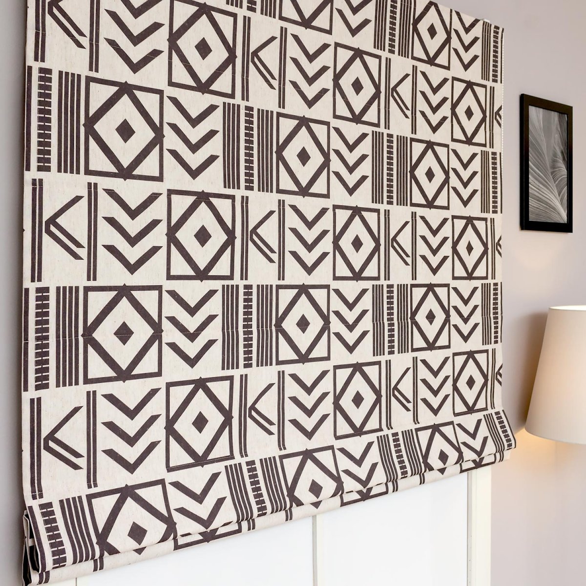 Шторы с геометрическим рисунком