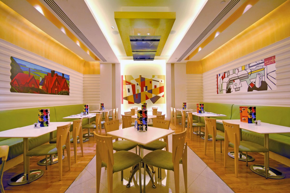 Интерьер кафе архикад