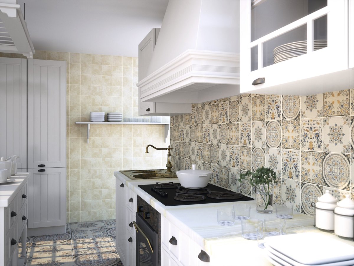 Отделка кухни 10кв м стены панели