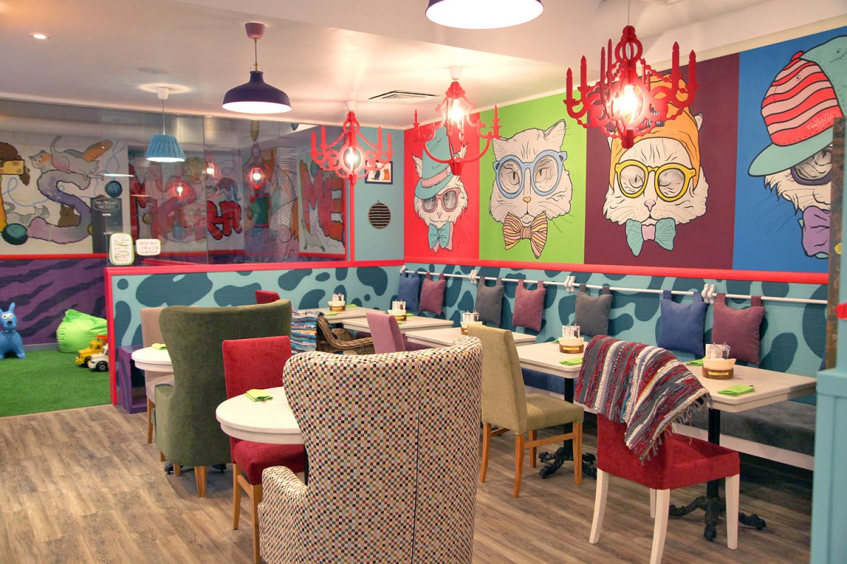 Барная стойка в детском кафе