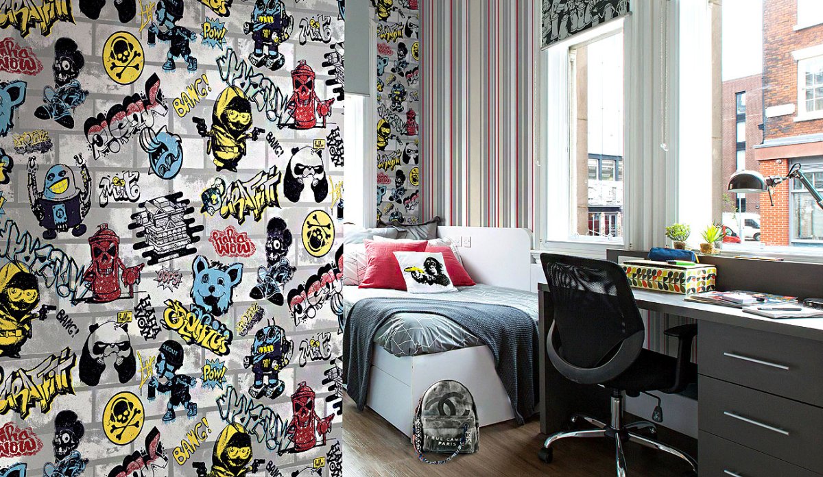 Роспись стен для подростка