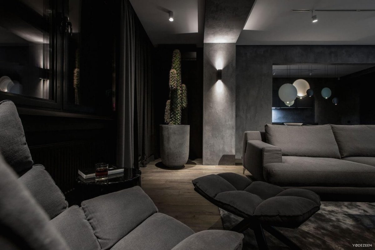 Гостиные с камином