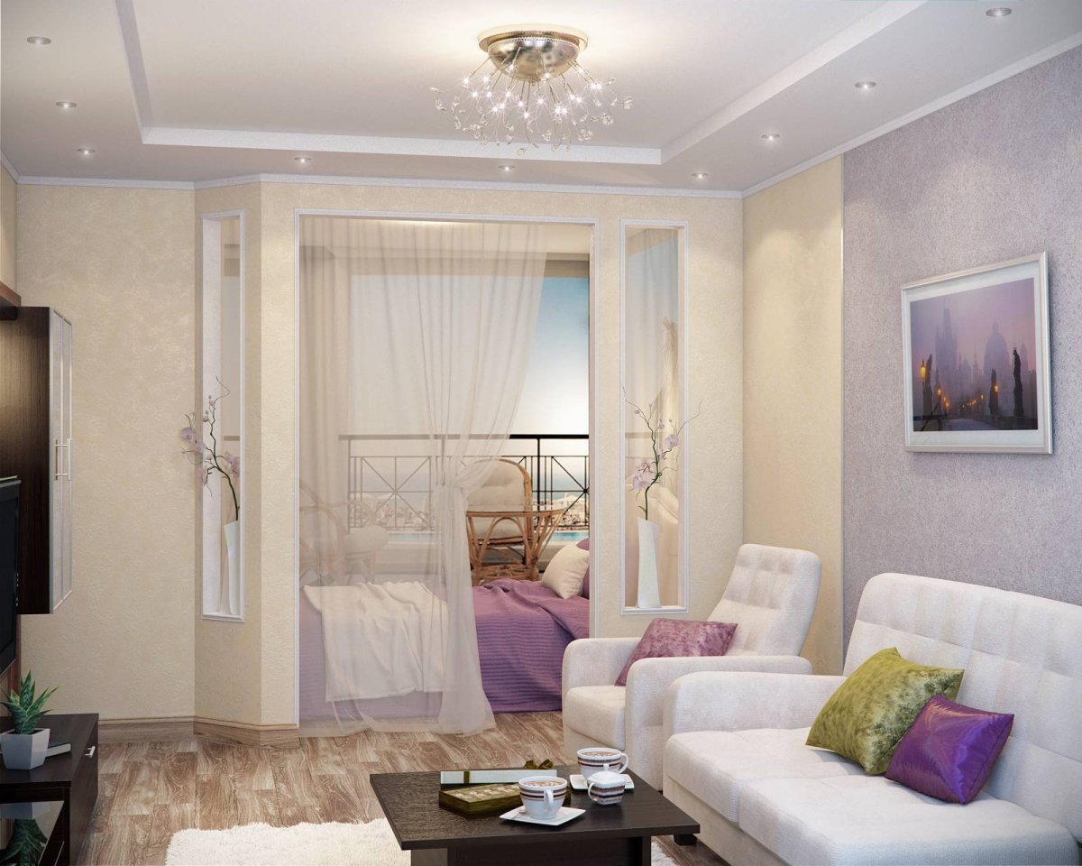 Спальня в нише